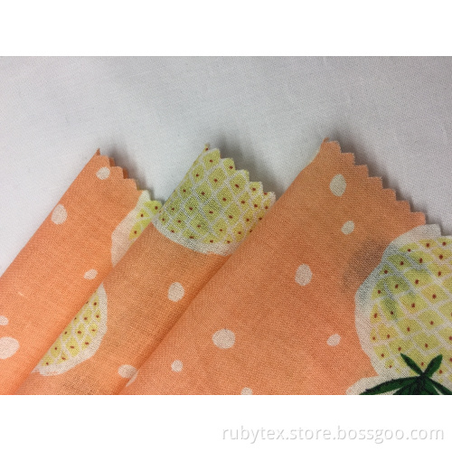 60s Cotton Voile Print Fabric